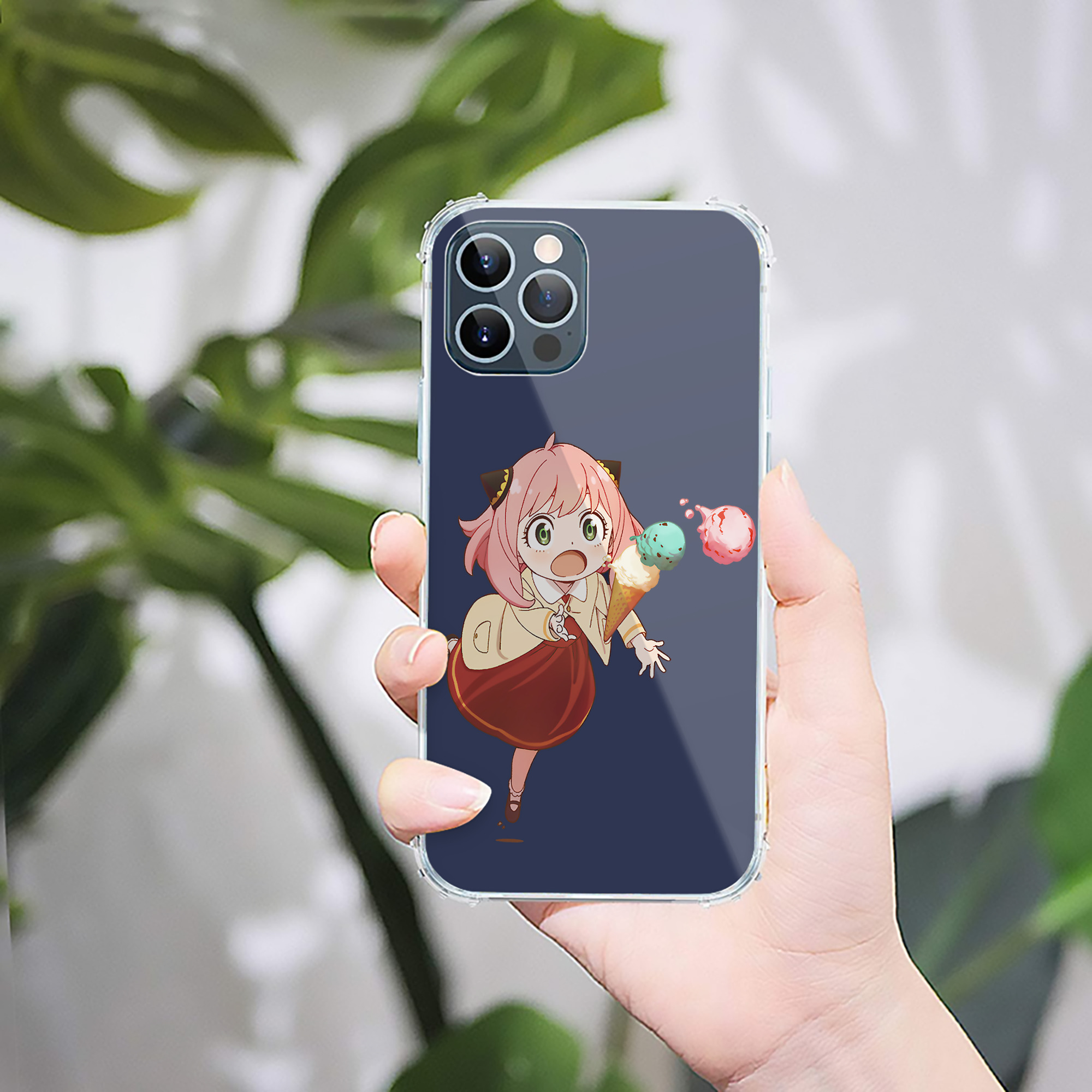 （画像用） SPY×FAMILY间谍家家酒 【iPhone 12シリーズ対応】透明スマホケース（クリアソフトケース）